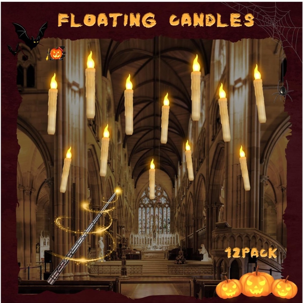 Floating candles Halloween